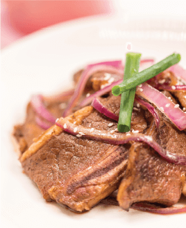 念妍方黑糖四物 煎牛仔骨